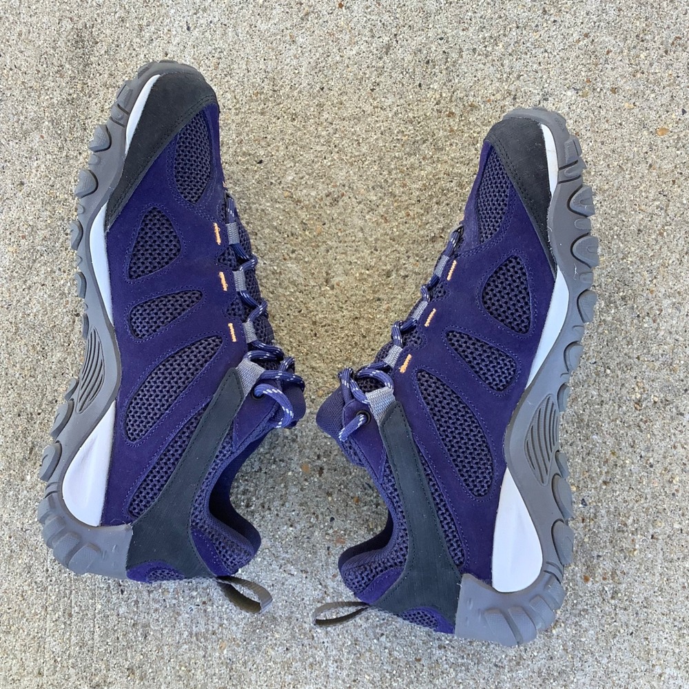 Merrell Alverstone Womens Hiking Shoes Purple Suede Mesh Low Top J037616‎ 9.5 - Picture 11 of 16